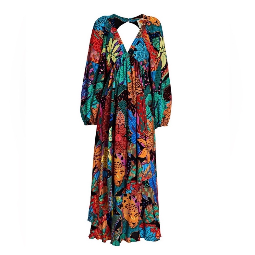 FARM Rio Multicolor Floral Maxi Dress - Picture 2 of 12